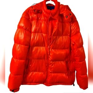 Aeropostale Men’s Large Puffer Jacket with Hoody Size XL